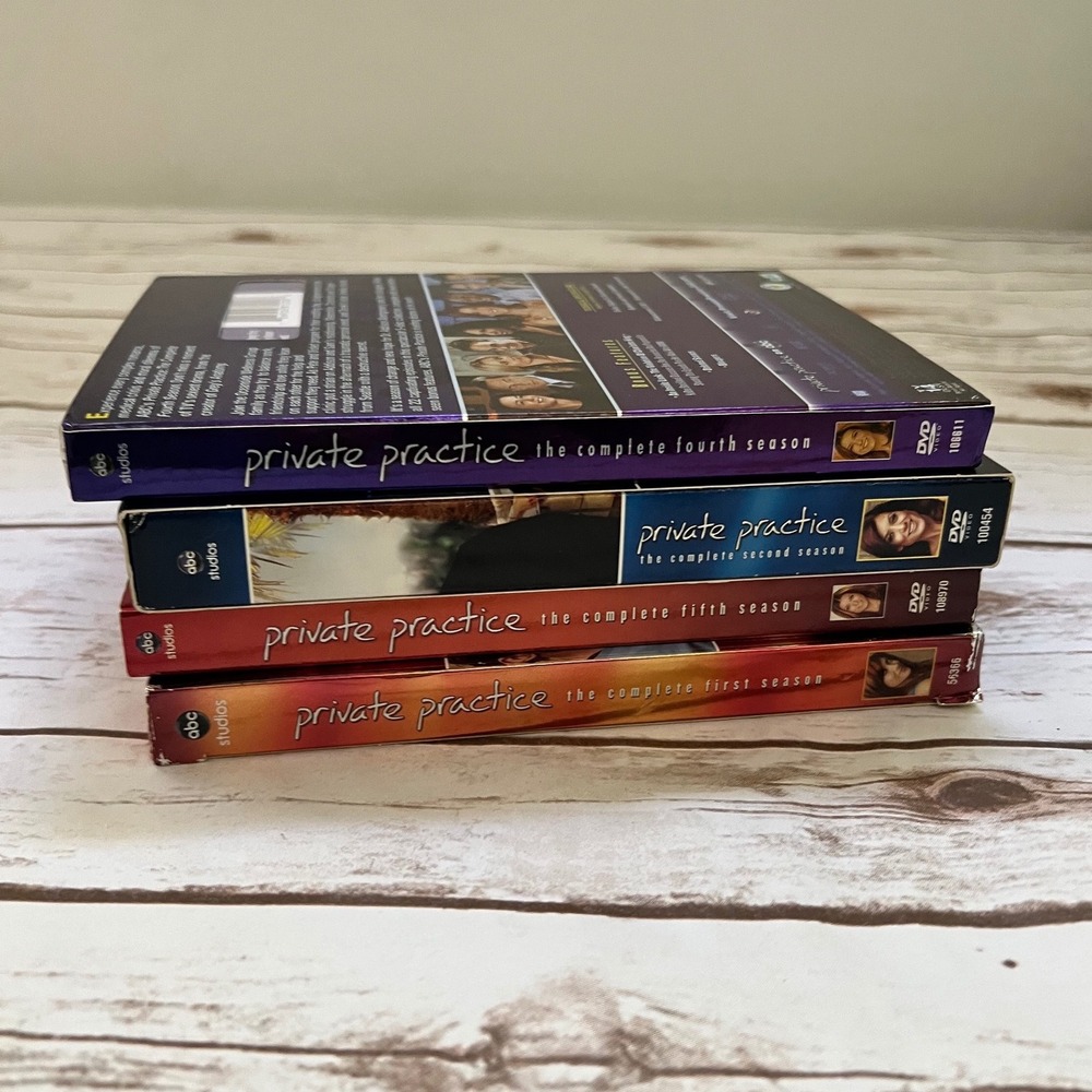 ABC Studios Private Practice DVD Set Seasons 1 2 4 5 Medical Drama Lot